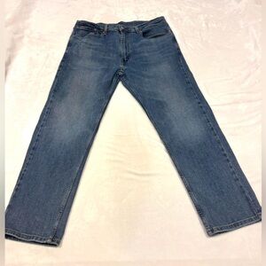 Levi's 505 Jeans Mens Blue 36x30 Straight Fit 100% Cotton Medium Wash